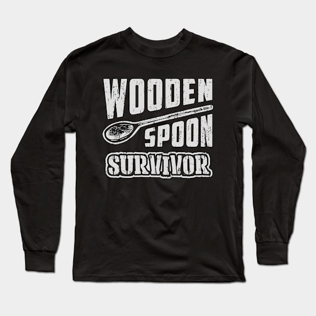 Wooden Spoon Survivor Long Sleeve T-Shirt by genX life